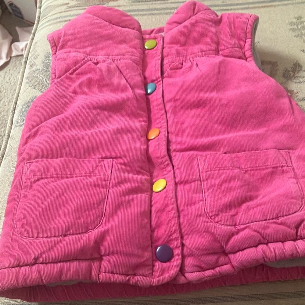 FINAL MARKDOWN Girls Carters heavy weight corduroy vest 24 months